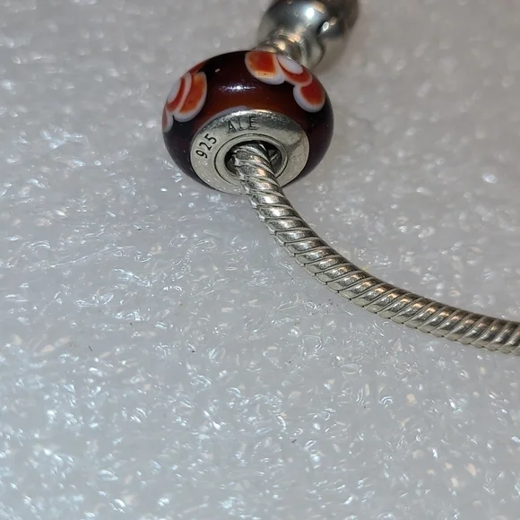 Vintage Pandora Charm Bracelet with Charms 925 - Picture 9 of 15